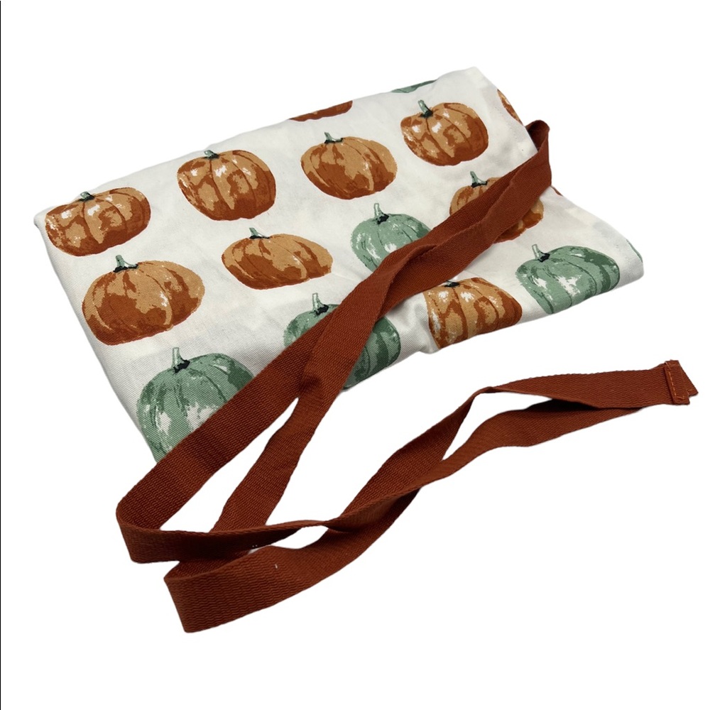 Fall Themed Pumpkin Apron From The Hearth 100% Cotton